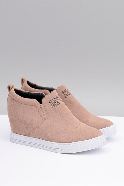 Women's Snekers Sneakers Lu Boo Slip-on Beige Kaori