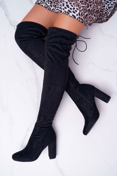 Women's Stiletto Boots Black Xamarin
