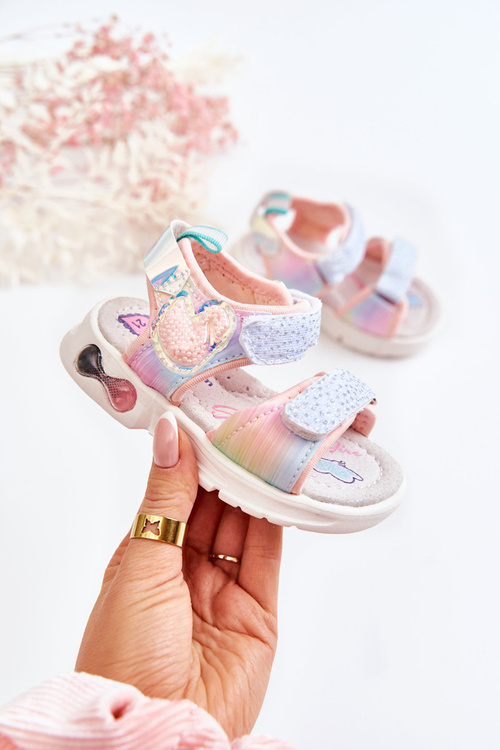 Sandały Dziecięce Klasyczne Rzepy Multikolor Darrin