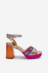 Women's Sandals with Heel D&A CR920 Multicolor