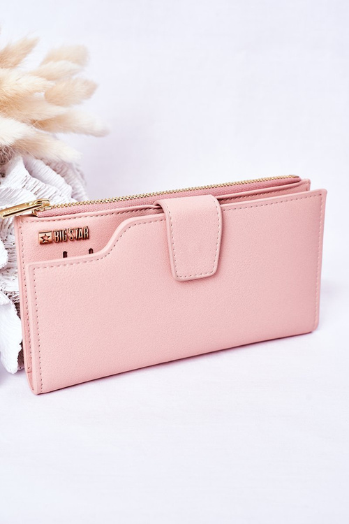 Leather Wallet Big Star HH674011 Pink
