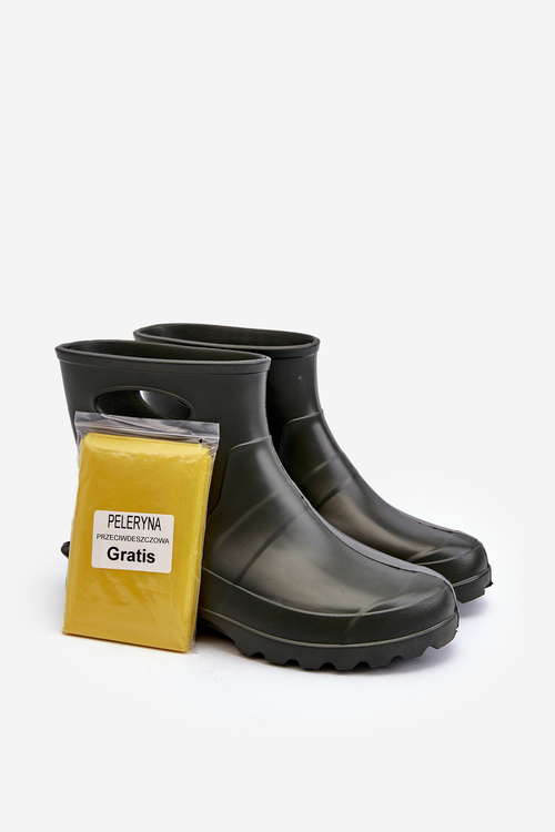 Men's Waterproof Wellington Boots GARDEN 753 LEMIGO Dark Green