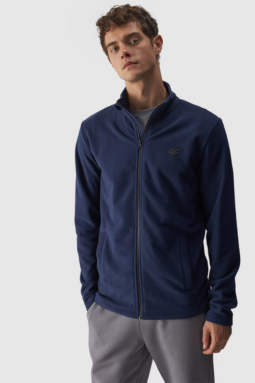 Men's Regular Polar With Collar 4F Navy Blue 4FWMM00TFLEM289-31S