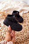 Children's Insulated High Sneakers Black Clafi