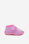 Children's slippers with Velcro purple Katline