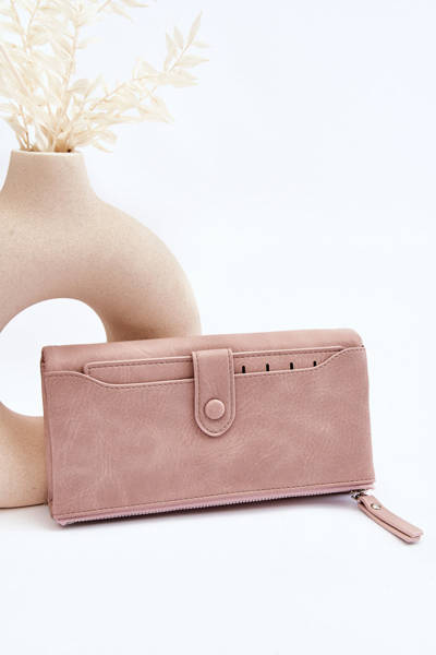 Women's Large Capacious Wallet Pink Evina