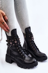 Women's Zipper High Boots Black Kastella