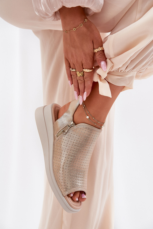 Women's Wedge Sandals Gold Mevinette