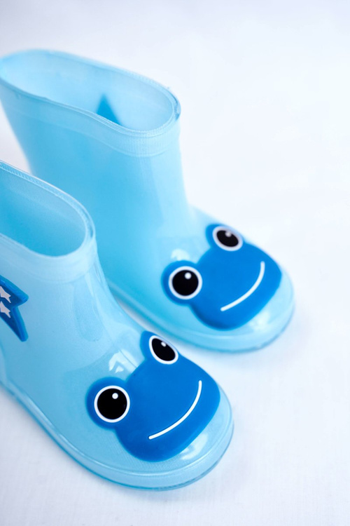 Children's Rubber Galoshes boots blue Frog