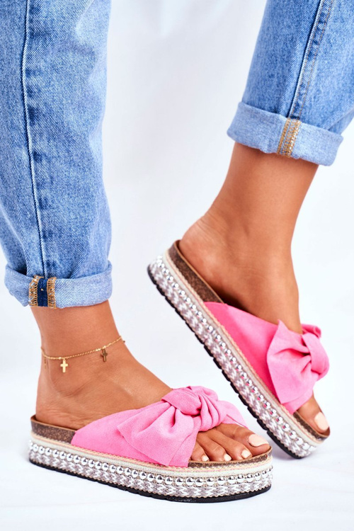 Women's Slides High Fuchsia Mortigo