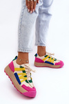 Women's Suede Platform Sneakers Multicolour Rohan