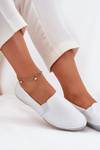 Leather Ballet Flats Maciejka T3512-11 White