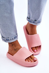 Fashion Foam Slippers On Chunky Platform Pink Linnea