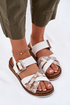 Women's Sandals With Buckle Inblu GS000056 White
