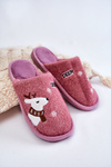 Women's Christmas Slippers With Reindeer Purple Millio