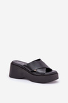 Women's Platform And Wedge Sandals Black Nelithraea