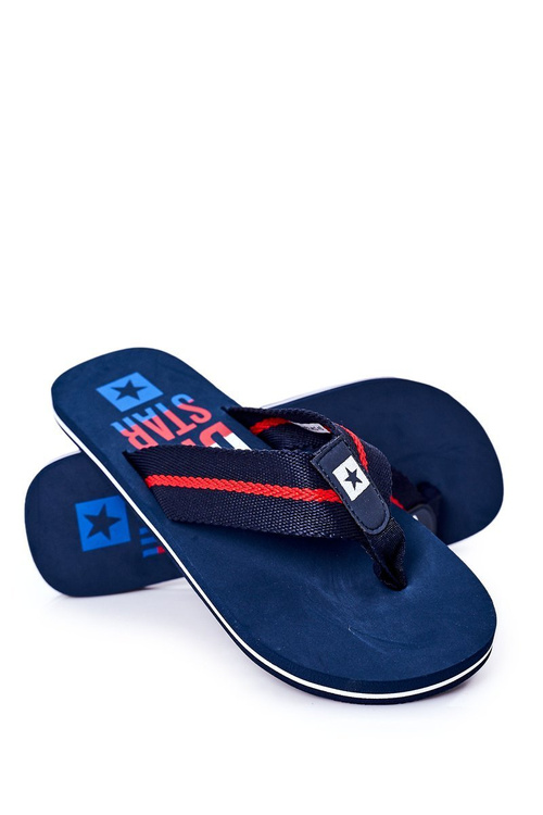 Men's Slippers Flip-Fops Big Star FF174478 Navy