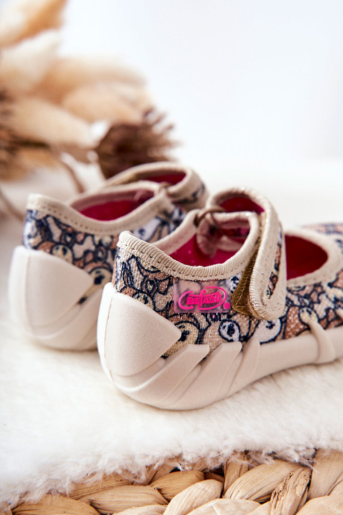 Flip-flops Ballerinas Befado Deer 109P240 Beige