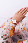 Women's Watch Michael John Pink Gold Inka