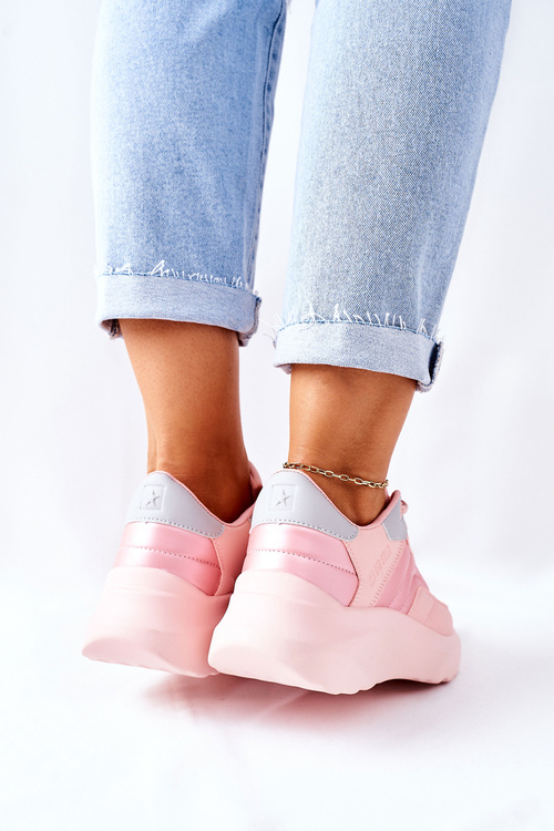 Women's Sport Shoes Memory Foam Big Star II274333 Pink
