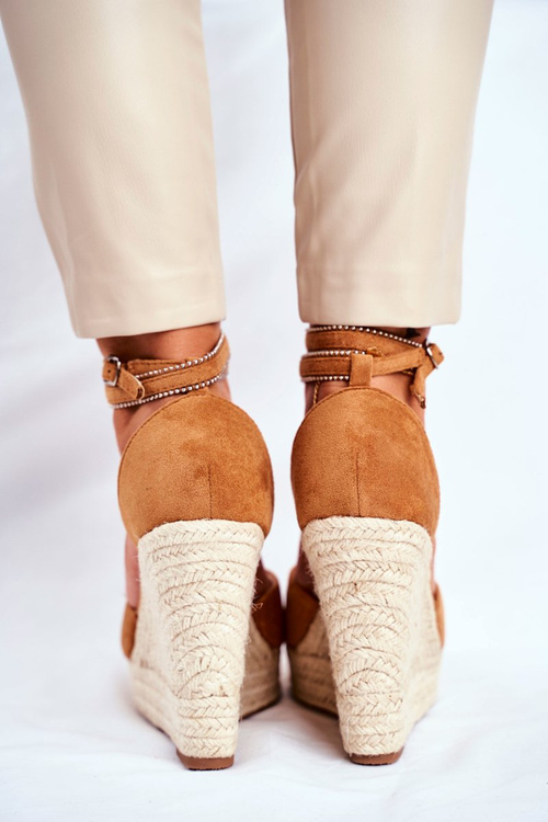 Women's Sandals On Anchor Flax Camel Canterola