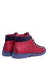 Neex Maroon Leather Men's Timmo Insulated Booties Sneakers