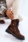 Suede Insulated Boots Laura Messi 2508 Brown