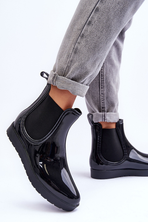 Women's Boots Wellies Black Deila