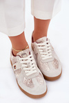 Ladies Sneakers Daniel Lopez Just Dare SS2D4032 Animal Pattern Beige