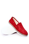 Men's Suede Espadrilles Big Star HH176007 Red