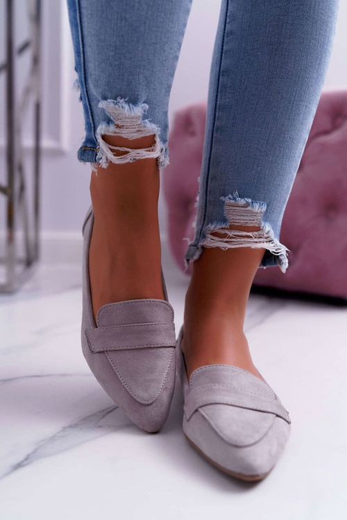 Women's Ballerina Suede Lords Grey Gretar