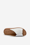 Comfortable Women's Flip Flops Made of Eco Leather Inblu GS0003I1 White