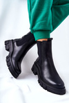 High Chelsea Boots Black Hallam