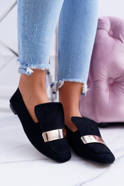 Women's Golden Scarlet Black Lords Lu Boo Harlem Moccasins