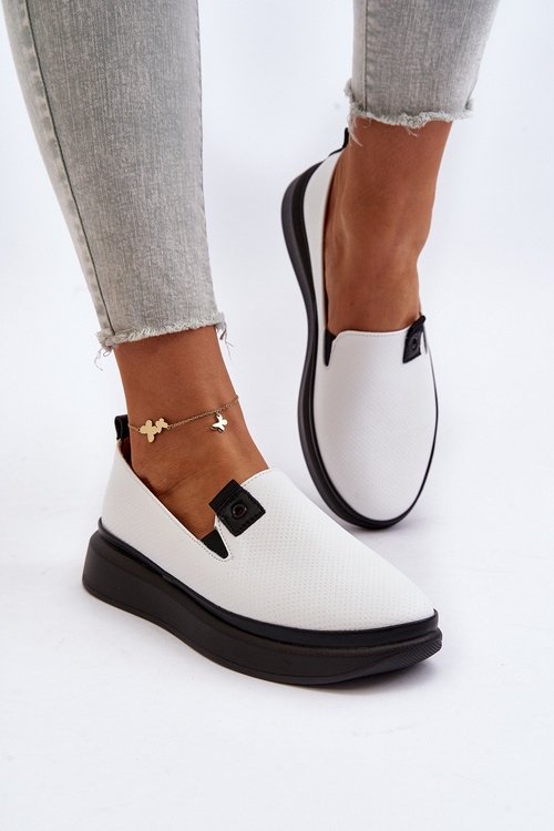 Women's Leather Platform Espadrilles in Multicolor Chorisa