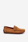 Mokasyny Męskie Zamsz Camel Wesley ZX549