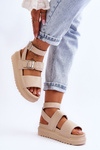 Women's Sandals With Strap Beige Hever