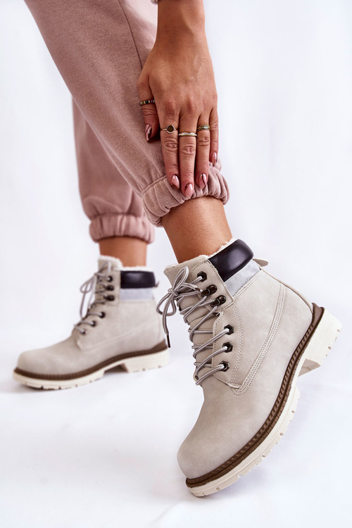 Women's Warm Boots Light Grey Lonne