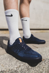 Men's Big Star Suede Sneakers Navy Blue EE174363