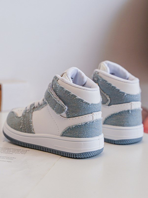 Children's Sport Shoes Jeans White-Blue Milara