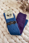 Women's 2-Pack Knee-High Socks Blue-purple