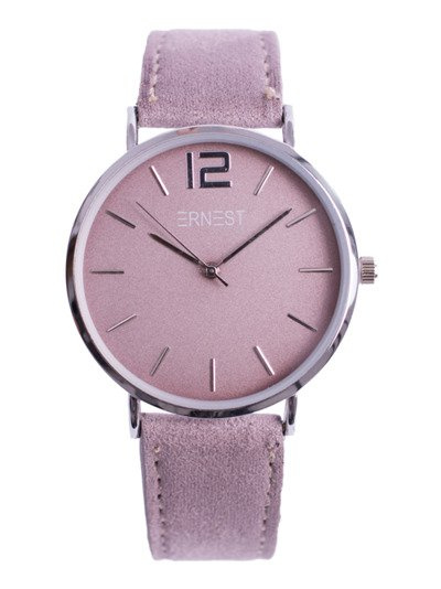 Women's Watch Ernest Manon Suede Purple Silver