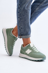 Sneakersy Buty Sportowe Damskie Zielone Lifari LY085