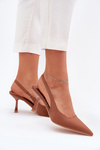 Women's Stiletto Sandals Camel Lunira