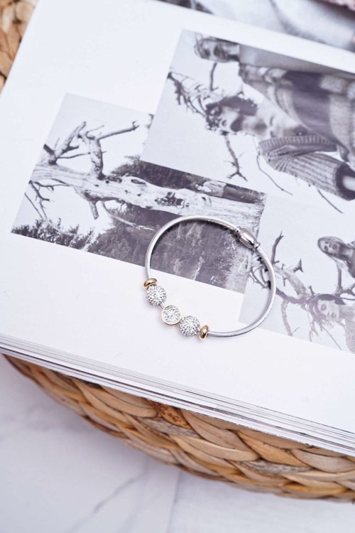 Women's Bracelet With Zircons Gold Orteas