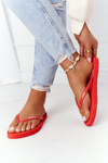 Women's Sliders Flip-Flops Big Star FF274A611 Red