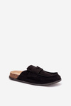 Women's Clogs On Cork Platform Black Nivalia