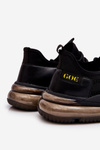 Buty Sportowe Wsuwane Męskie Czarne GOE LL1N4024 
