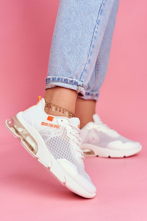 Women's Sport Shoes Sneakers Big Star White FF274945