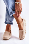 Women's Suede Loafers Beige Clona